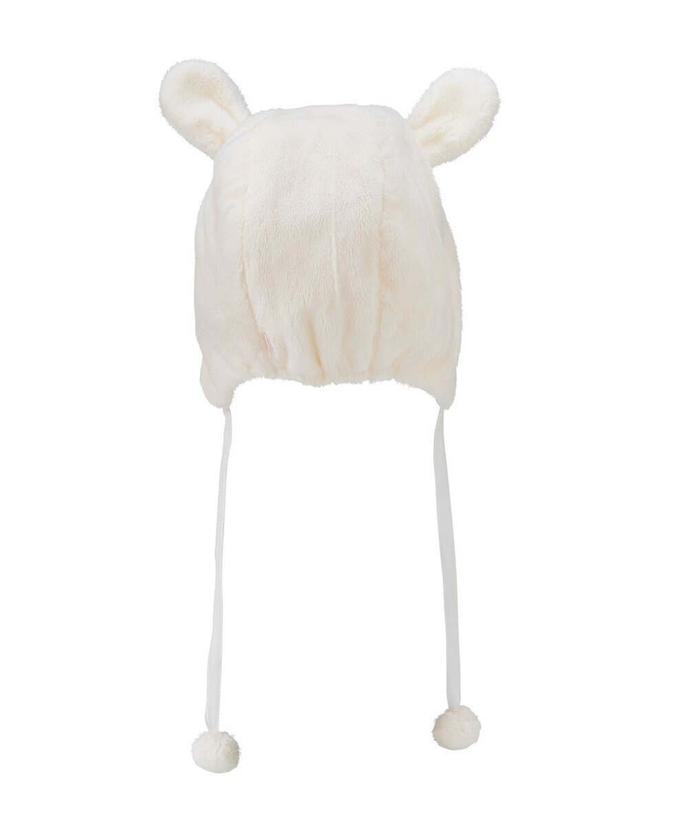 MIKI HOUSE HOT BISCUITS 【ミキハウス】【44-50cm】 マイクロファー フード 