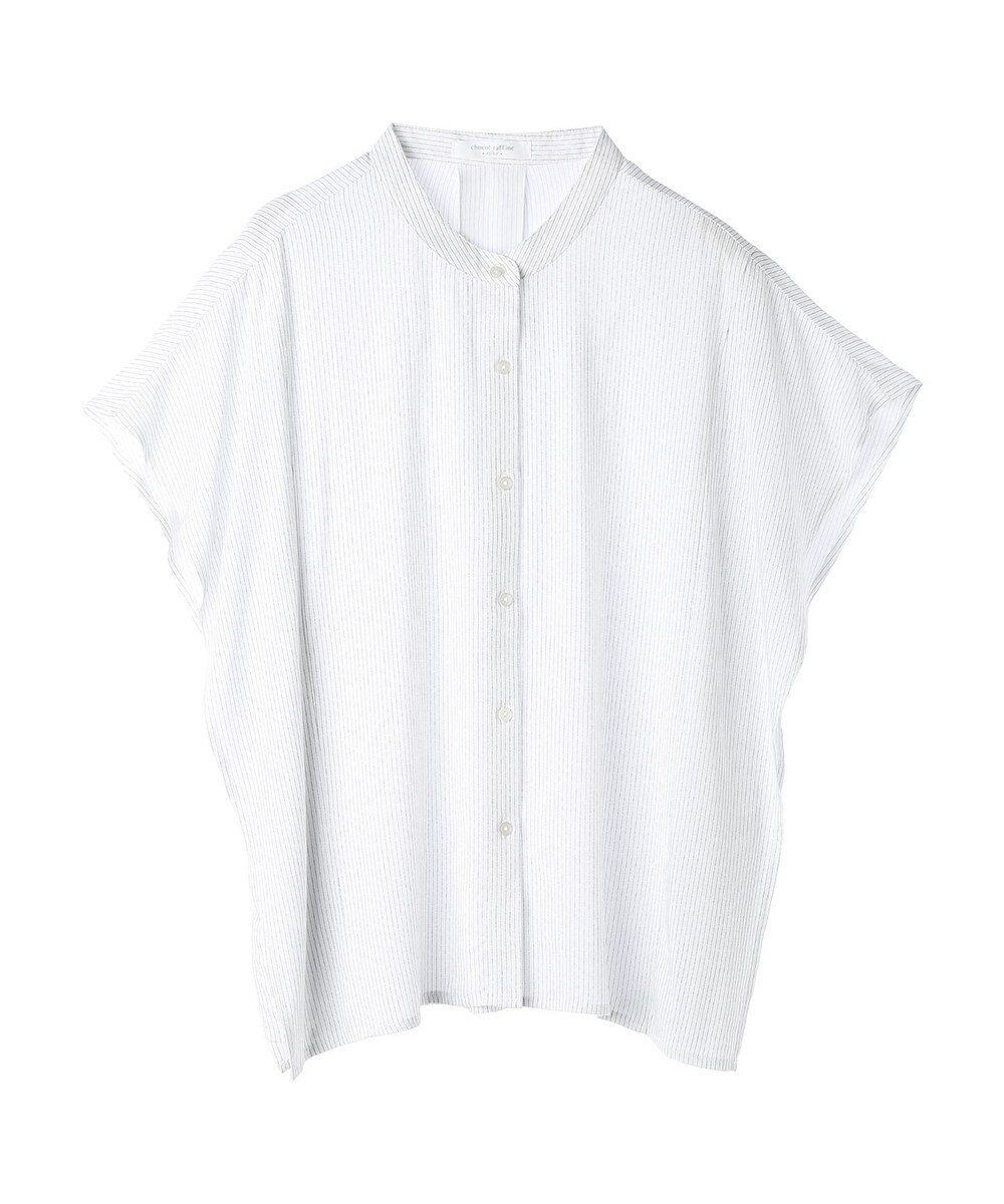 Green Parks 接触冷感　アソート柄ブラウス 