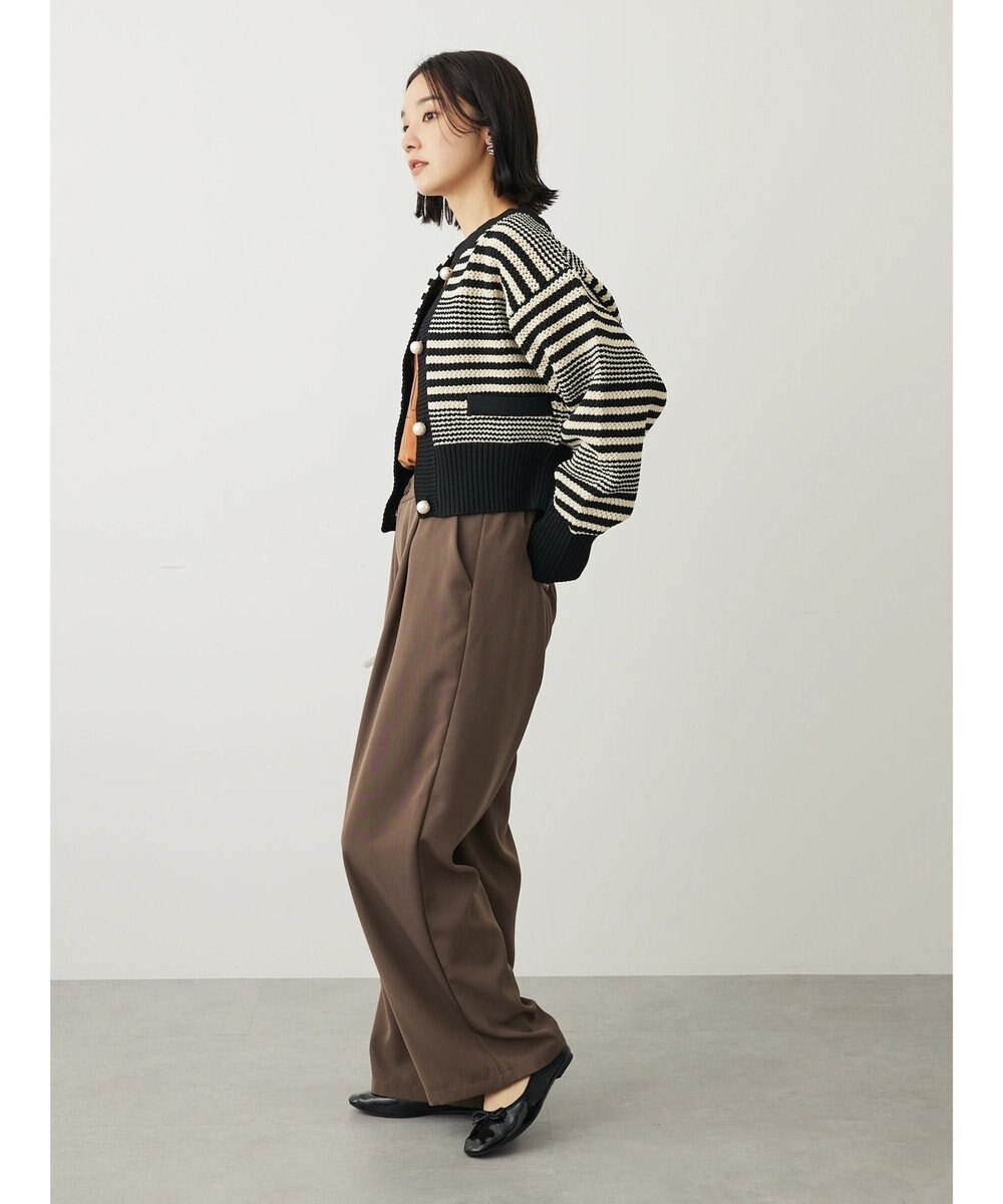 Green Parks ・ＥＬＥＮＣＡＲＥ　ＤＵＥ　パール釦カーディガン 