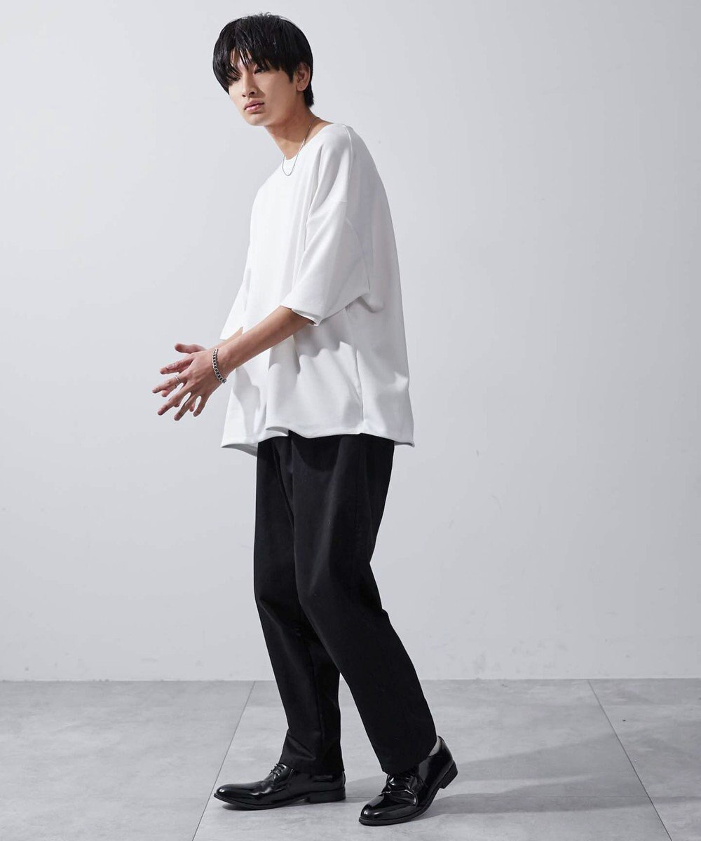 WEGO 【ユニセックス着用ITEM/ウエストゴム/手洗い可】チノイージーワイドパンツ 