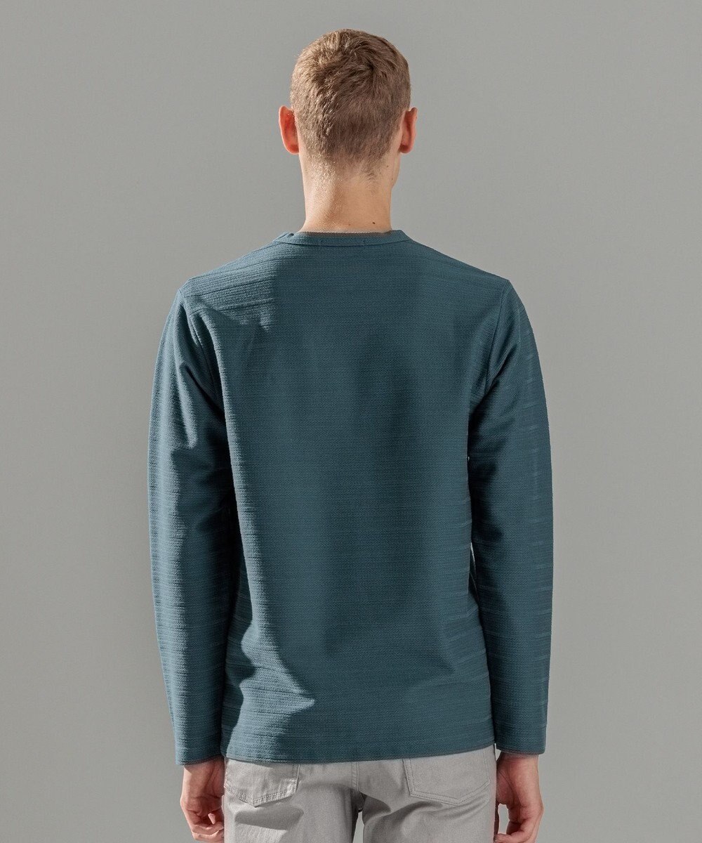 JOSEPH HOMME ブラッシュジャガード　クルーネック長袖Tシャツ 