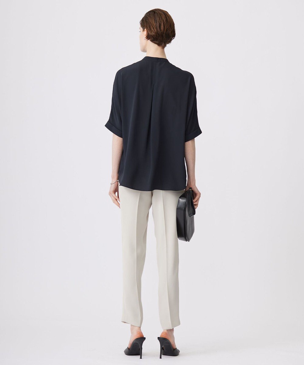 ICB 【洗える】ライトダブルクロス ドロストパンツ 