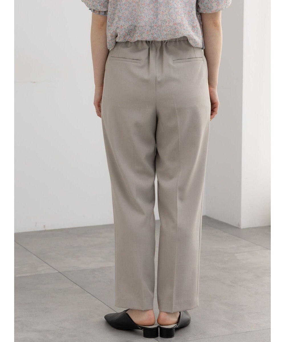 Te chichi フロントZIPリネンライクテーパードパンツ(セットアップ可) 