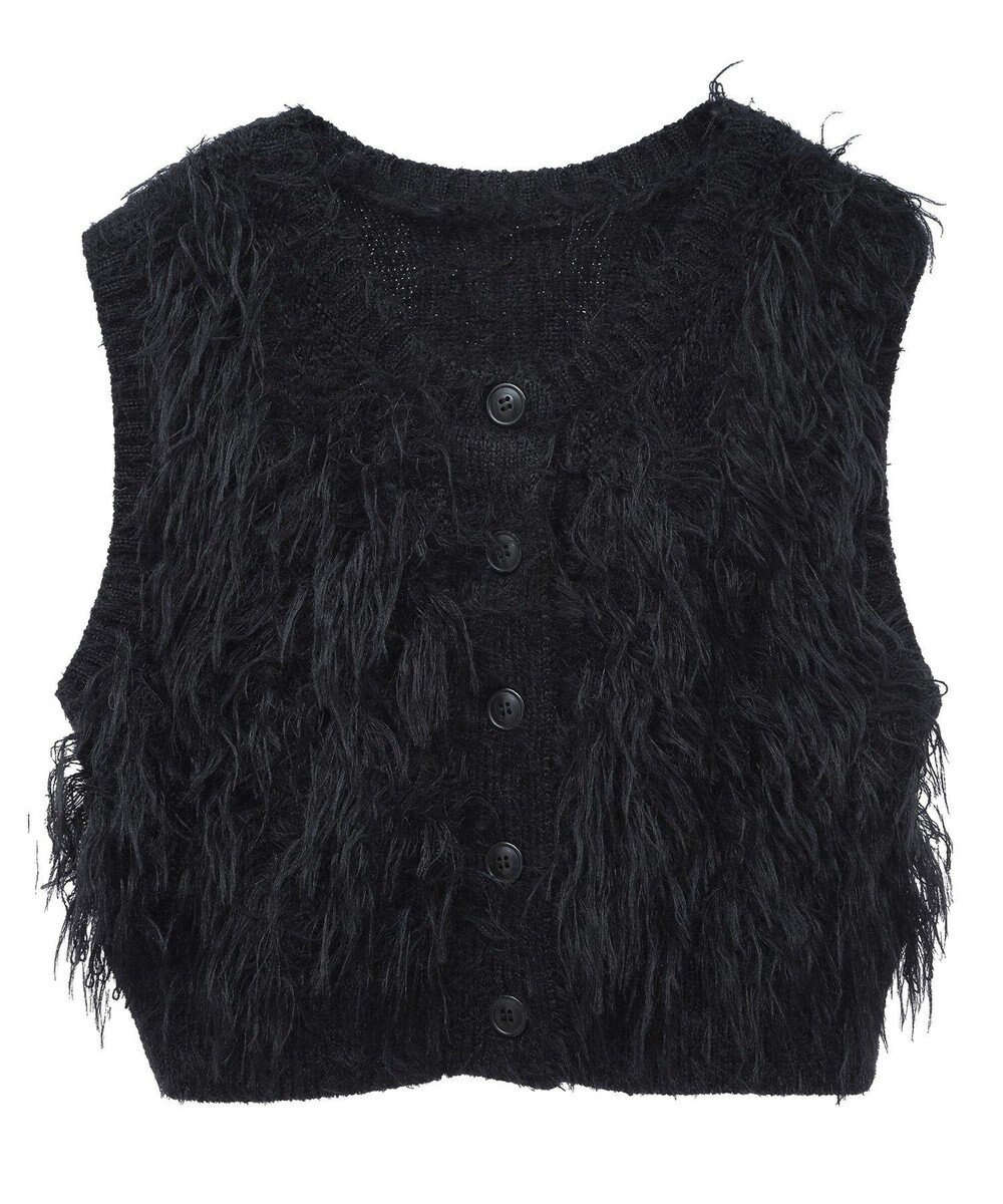 Green Parks フェザーニットベスト 