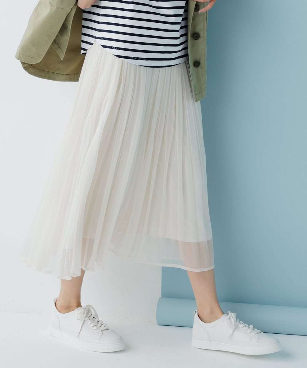 洗える】ブライトシアープリーツ スカート / any SiS S | ファッション