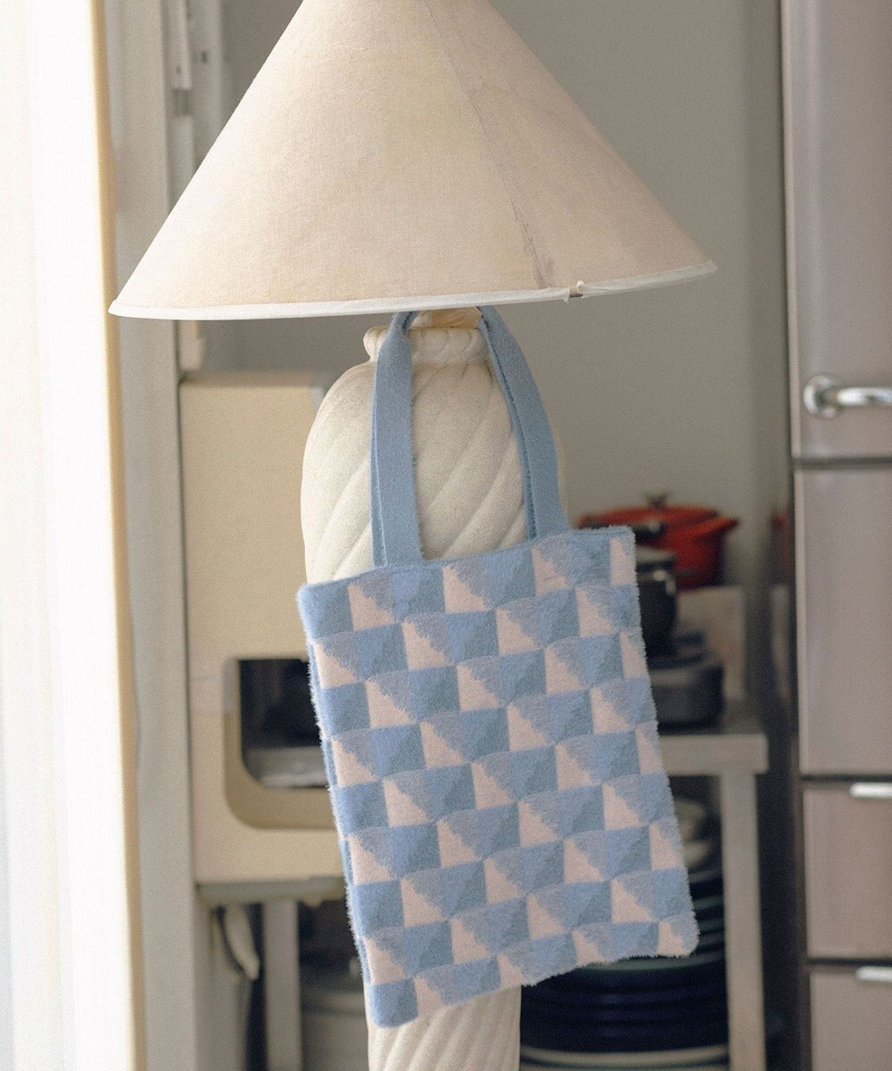 TRICOTE シャギーブロックトート 