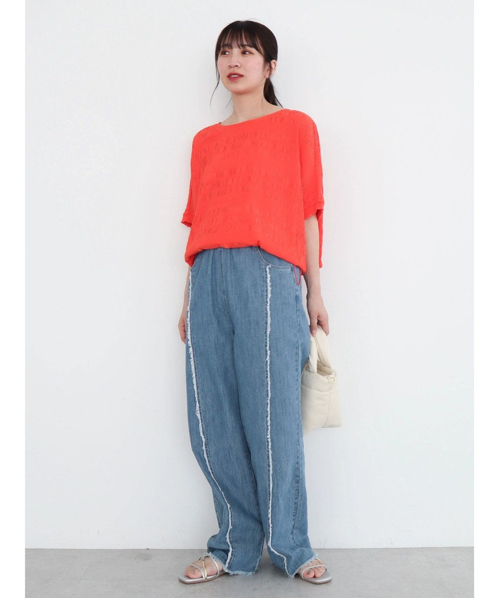 Green Parks ドロスト表面感プルオーバー 