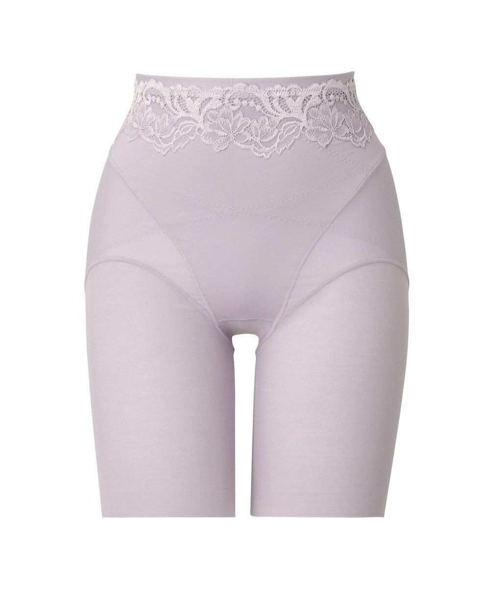 BRADELIS New York 【BRADELIS NewYork peace】綿混ハイブリッド・デイリーガードル24 お腹から太ももまでをスッキリ整える補正ガードル 