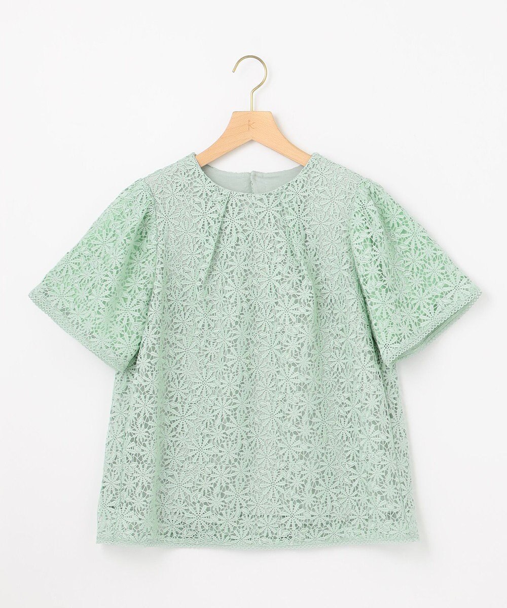 組曲 フラワーレース ブラウス 