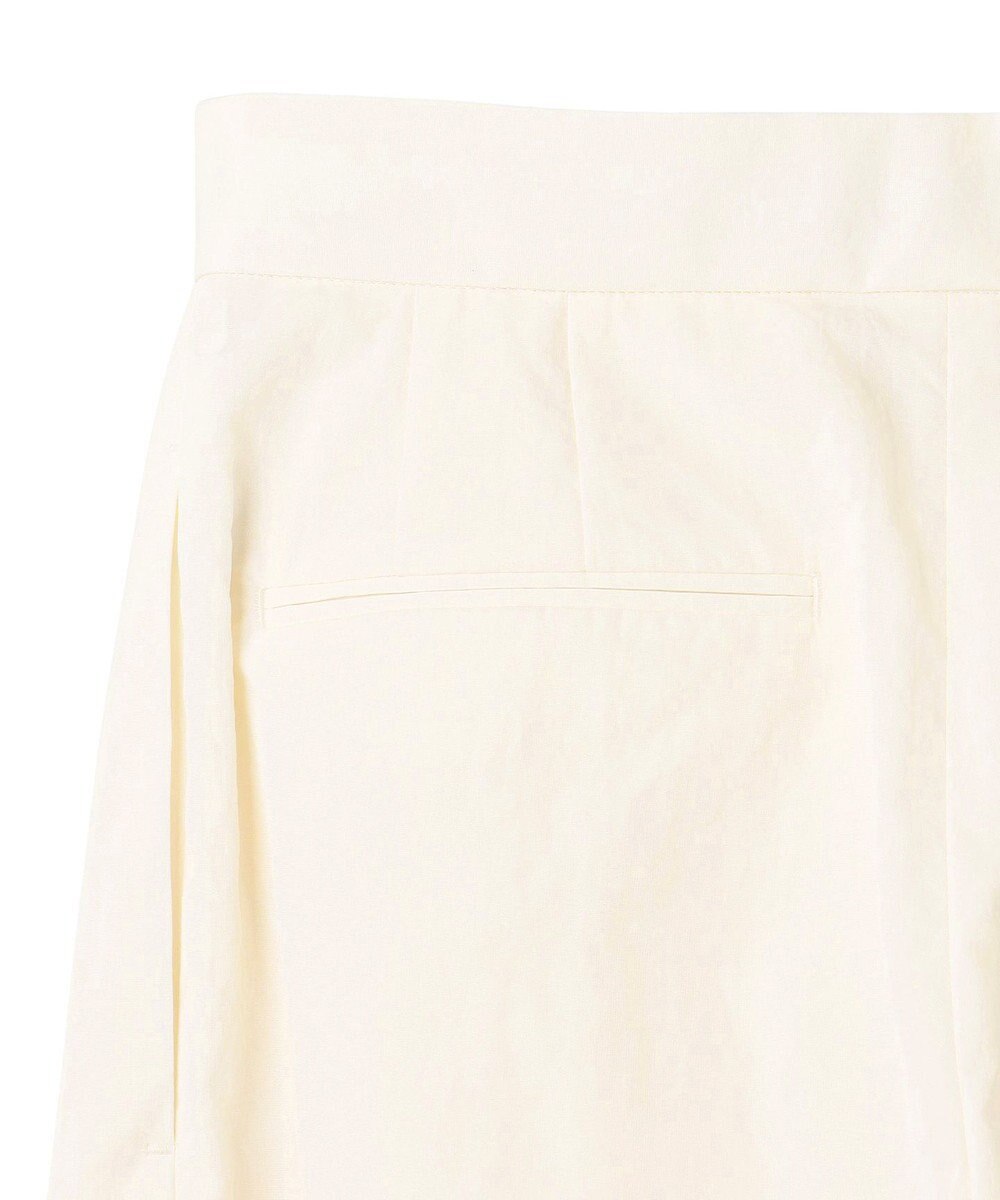 BEIGE， 【洗える】CROCUS / カービーシルエットタックパンツ 