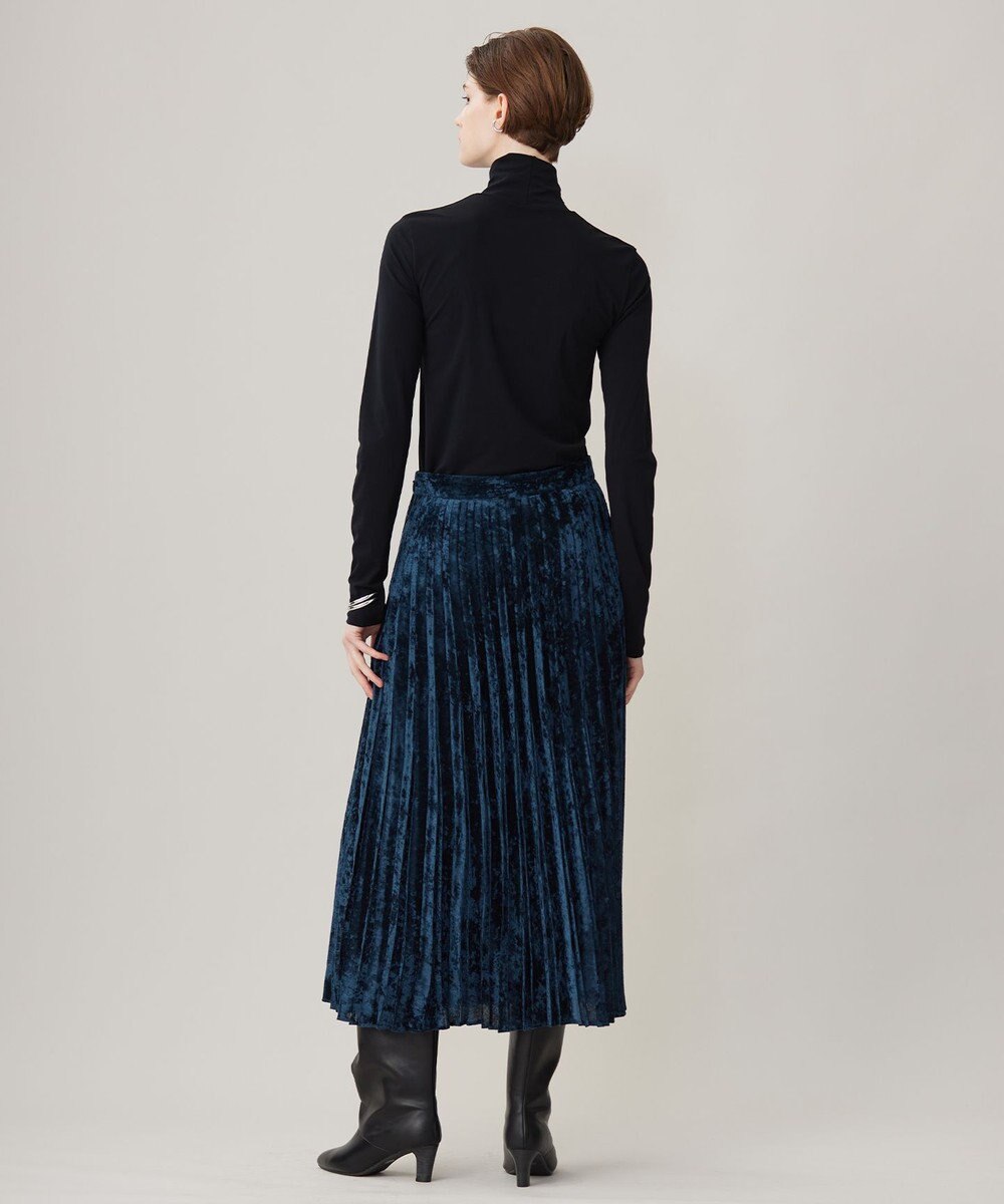 ICB 【洗える】 パウダリーチュール ハイネックトップス 