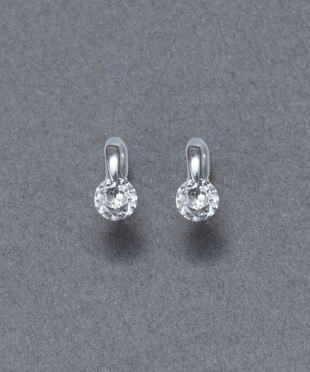 Phoebe 【痛くないシリーズ/金属アレルギー対応】スターリスビジューライトフィットイヤリング　シルバー 