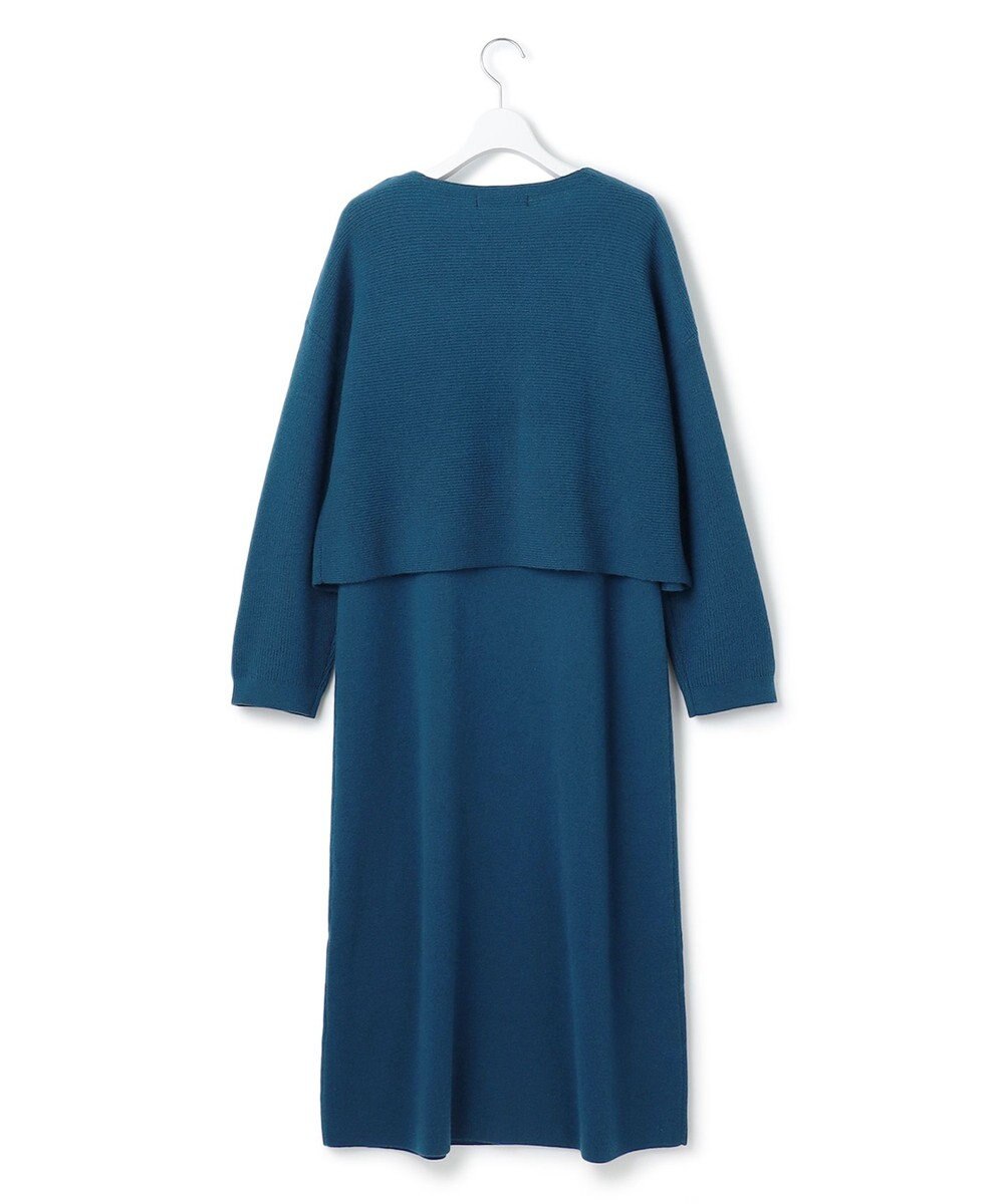 23区 S 【洗える】レイヤードニットツイン ワンピース 