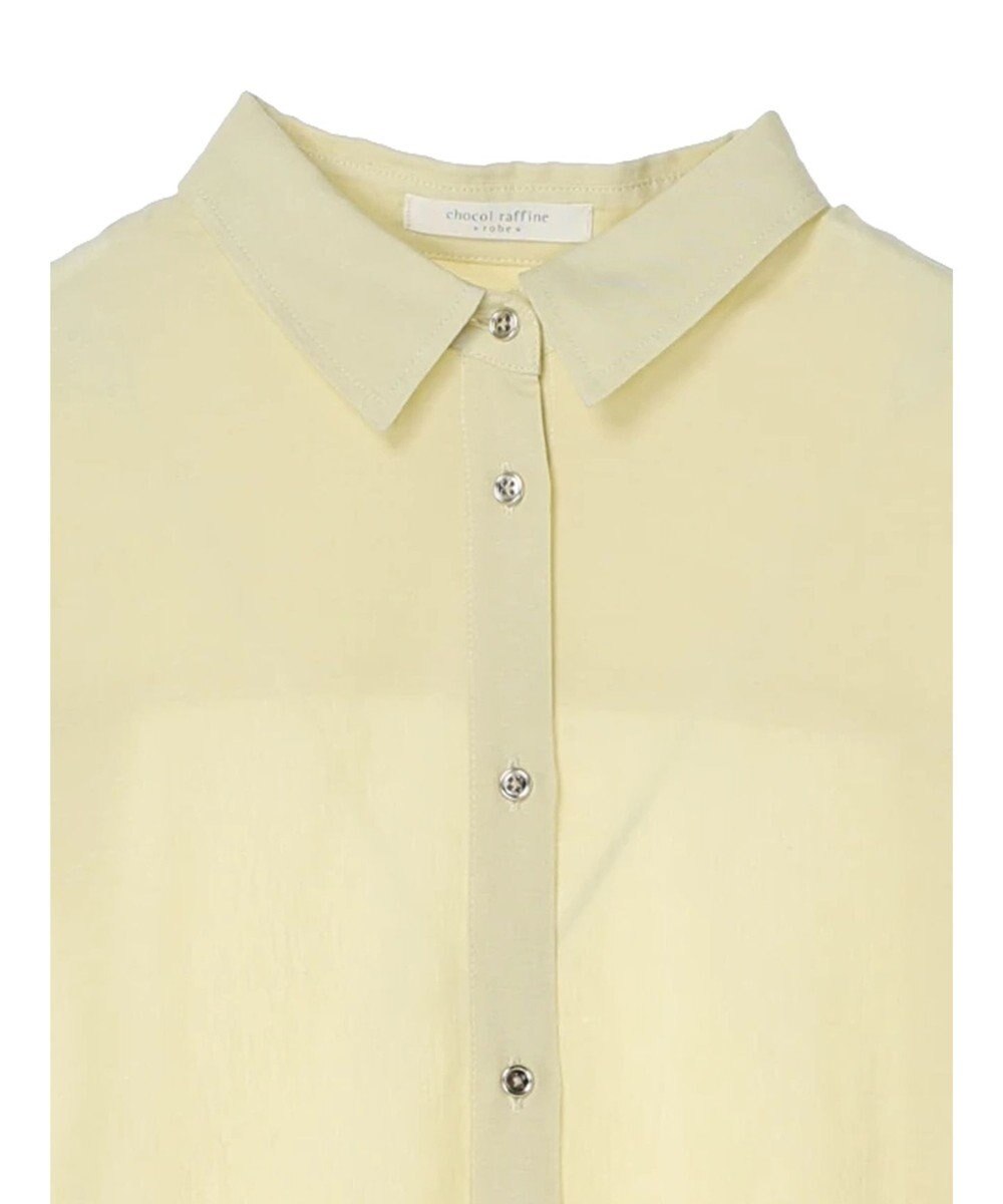 Green Parks リネンレーヨン２ｗａｙシャツ 