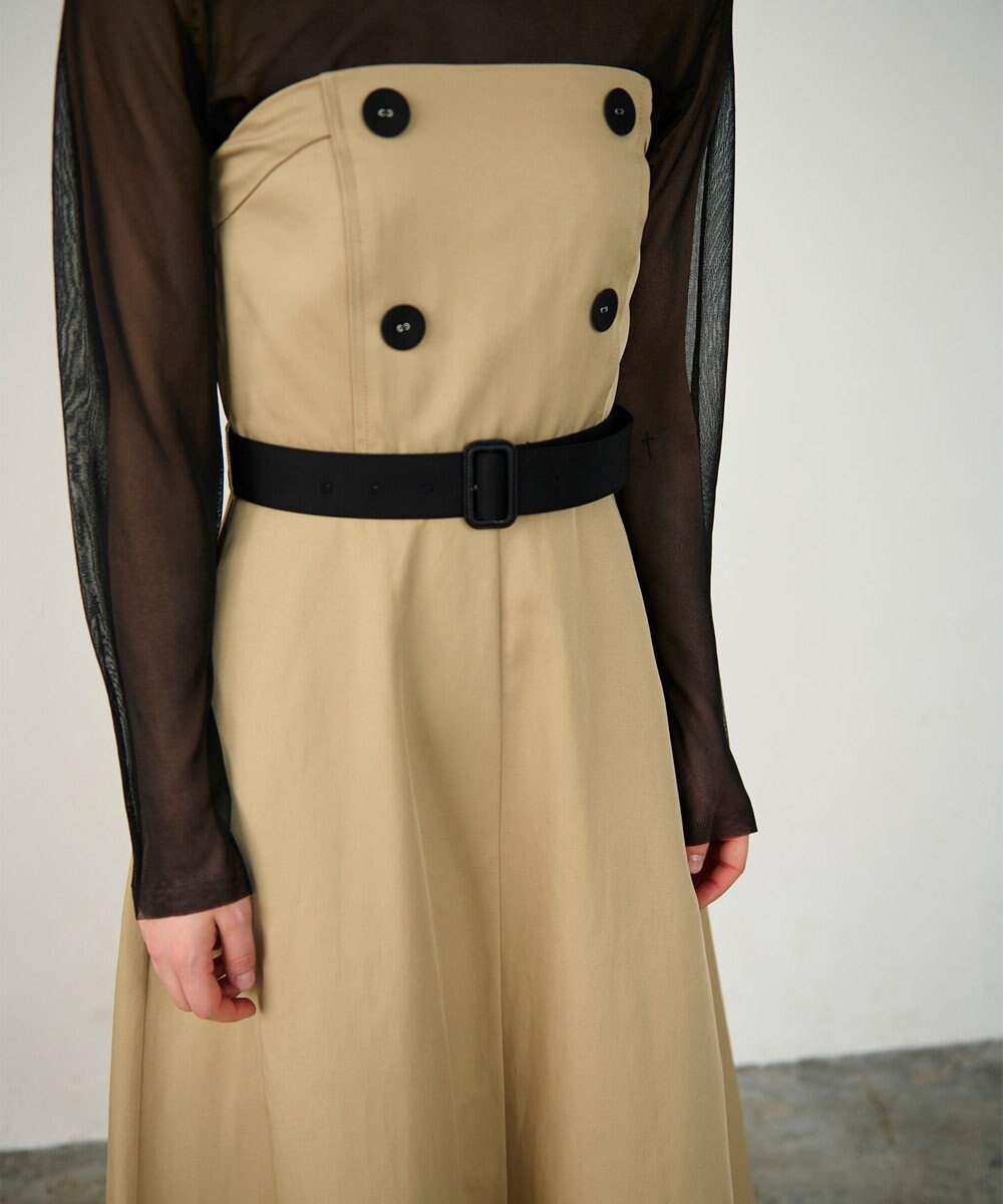 GRACE CONTINENTAL トレンチジャンパースカート 