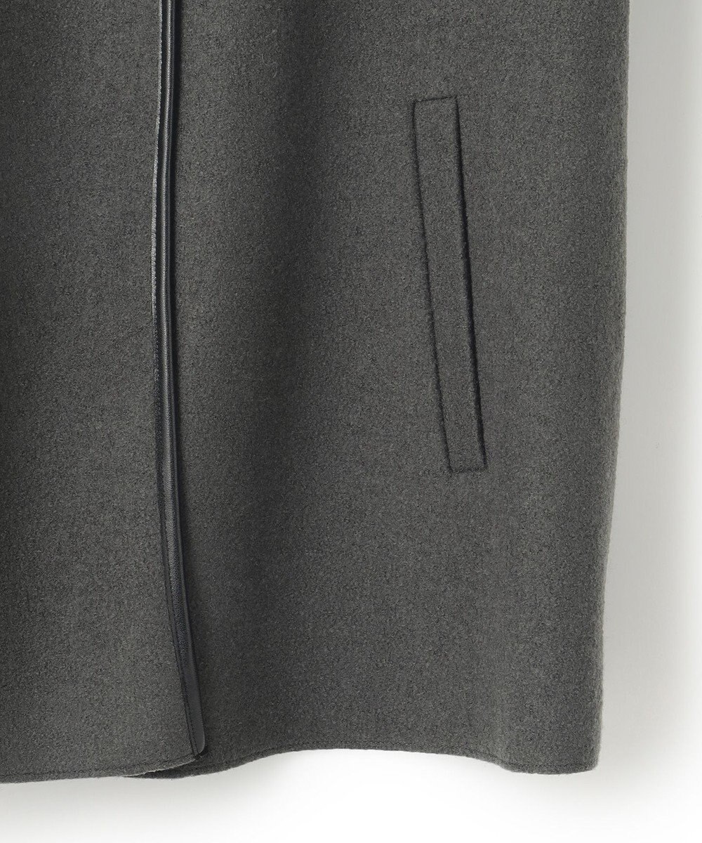 23区 S コンプレストパイル ノーカラー アウター 