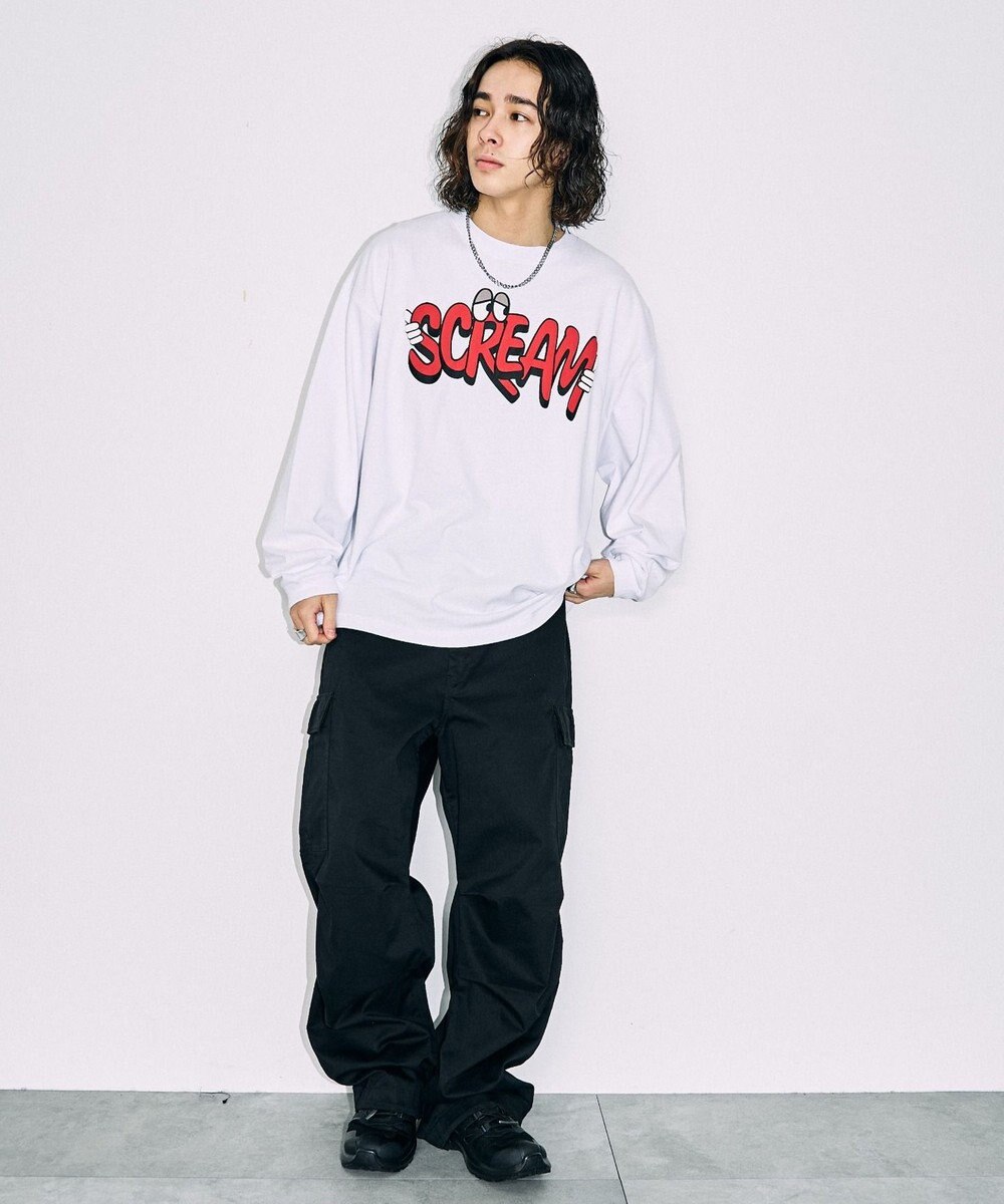 WEGO 【SETITEM】アクセ付きグラフィックロンT 