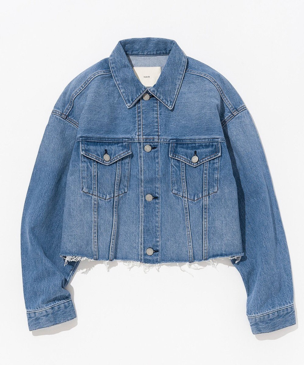 NAVE 【Nave　洗える】クロップド デニムジャケット 