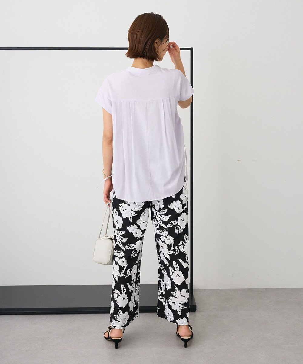 CRAFT STANDARD BOUTIQUE バンドカラーサイドドロストシャツ 