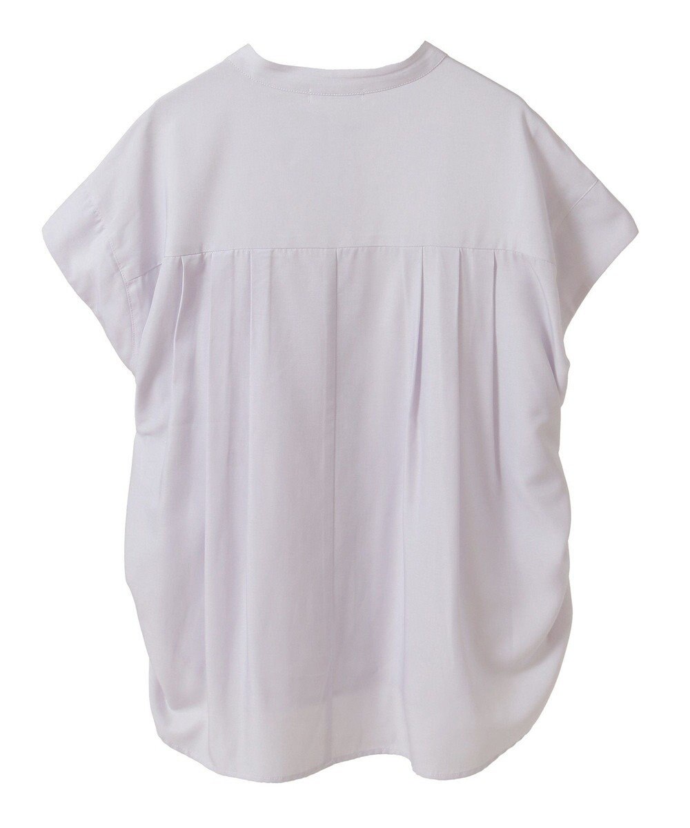 CRAFT STANDARD BOUTIQUE バンドカラーサイドドロストシャツ 