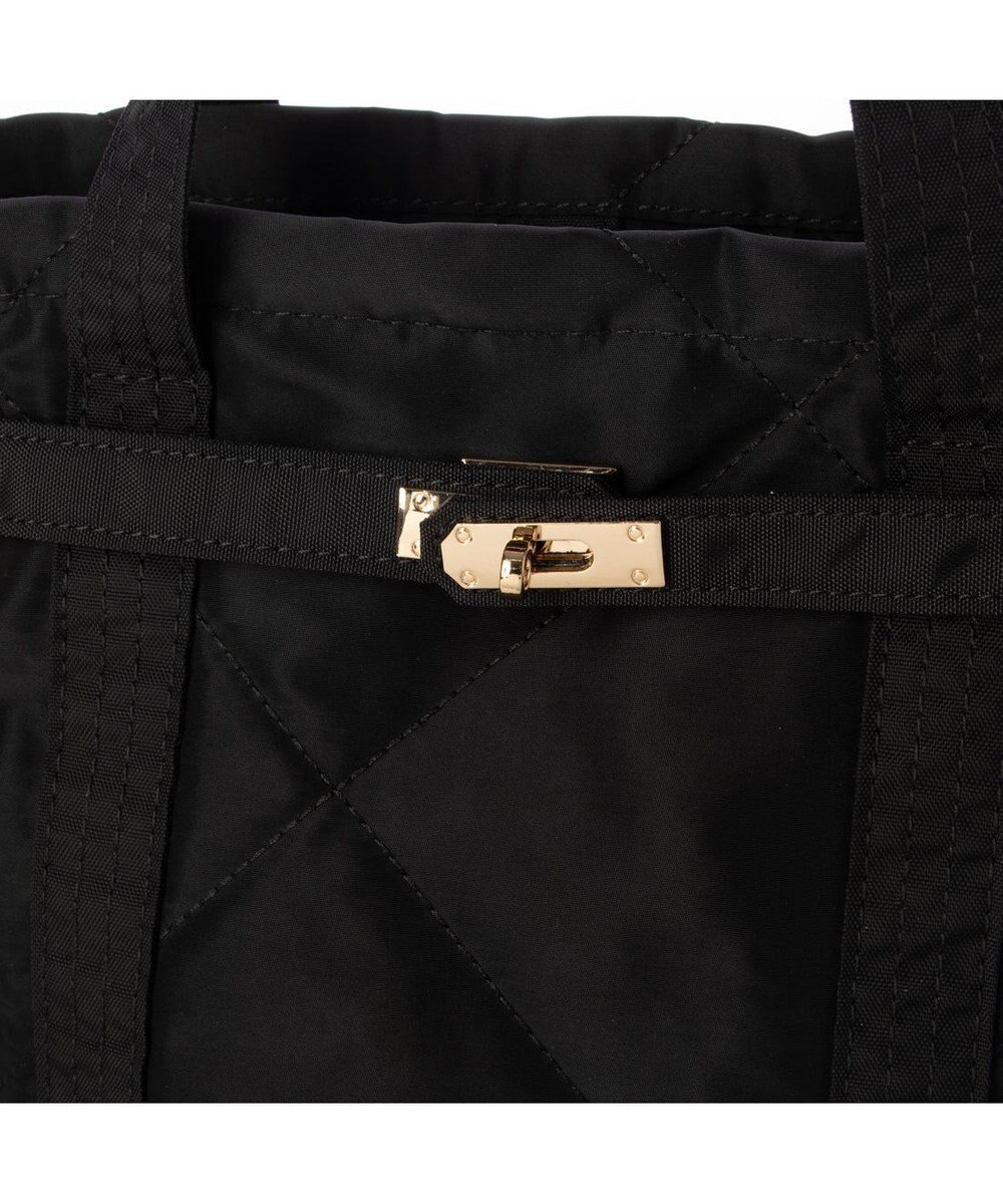 UNBILLION カシュカシュ cachecache / ヒネリ金具2wayナイロンキルティングトートM 