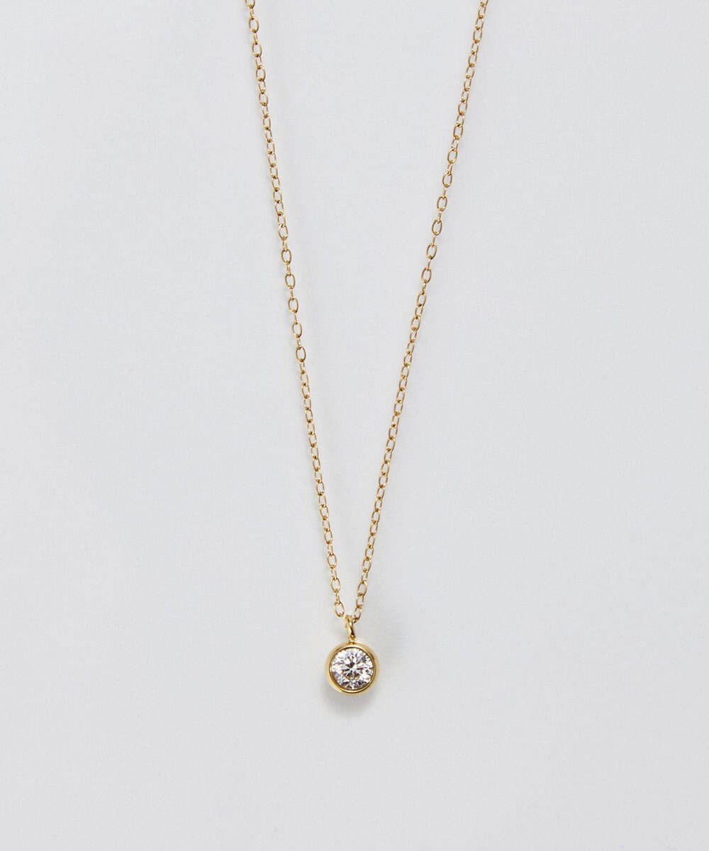 Phoebe 【金属アレルギー対応】ワンスパークネックレス/サージカルステンレス ゴールド 