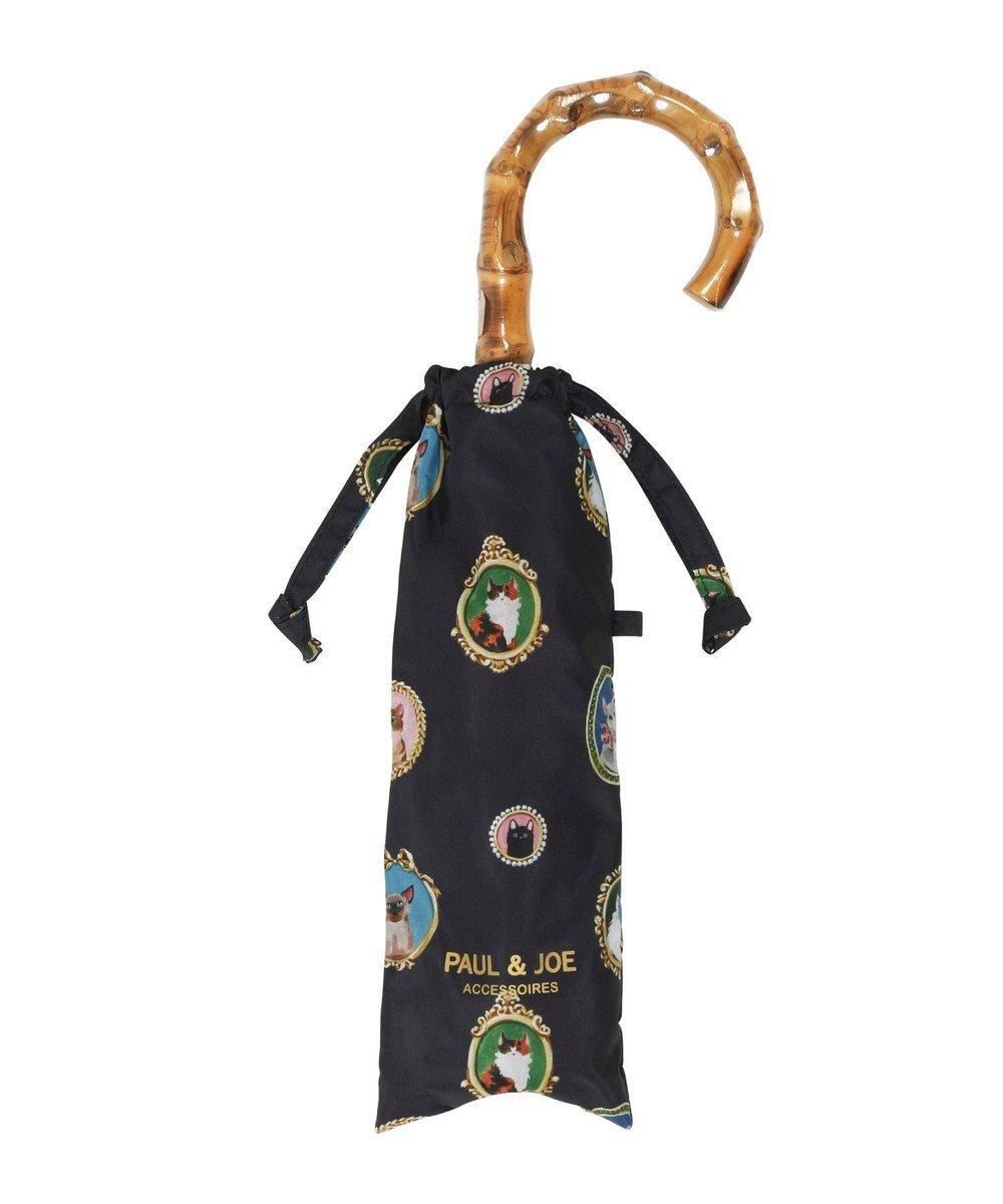 MOONBAT ポール & ジョー (PAUL & JOE ACCESSOIRES) 折りたたみ傘 キャッツ カメオ UV 