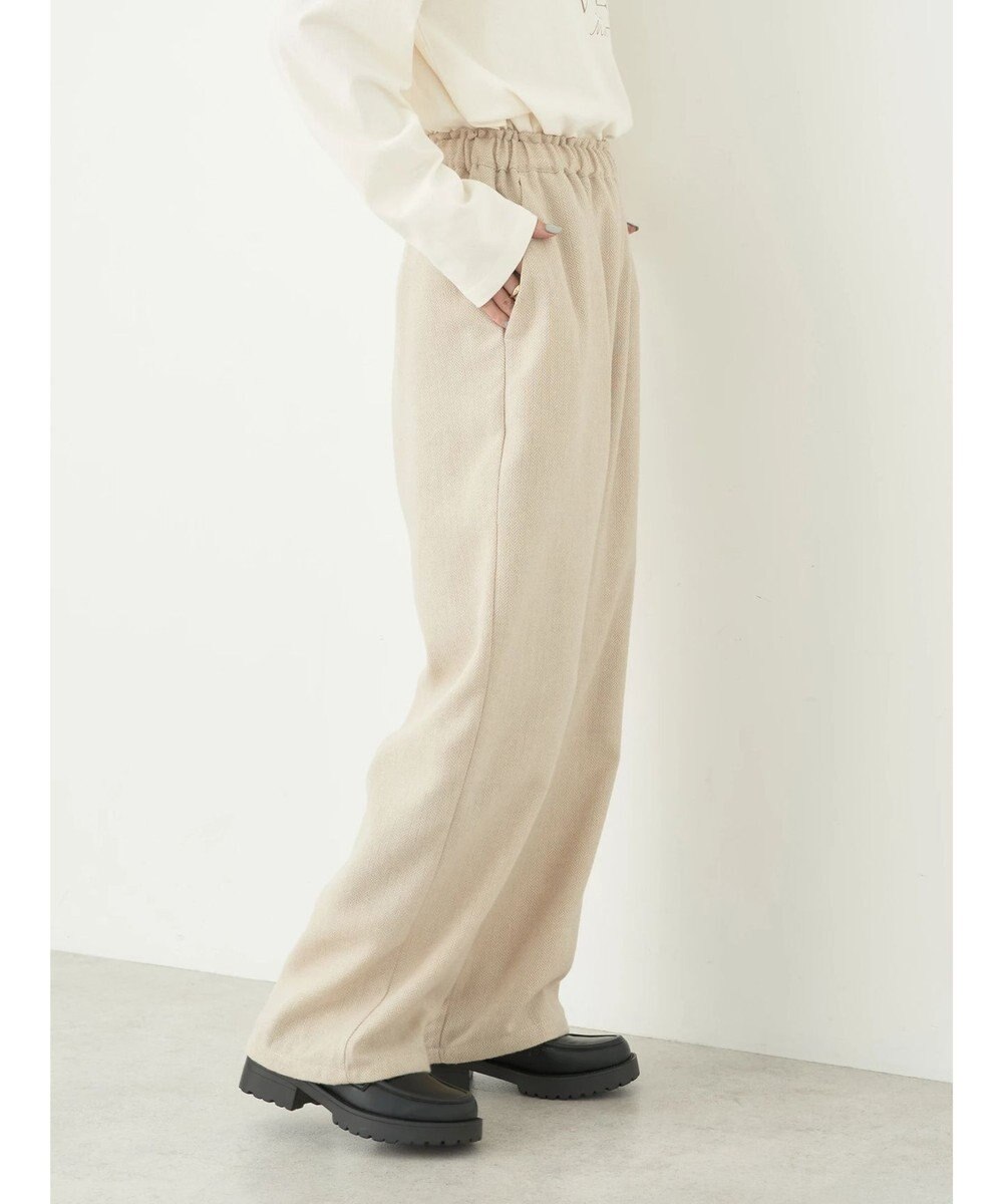 earth music&ecology ヘリンボーンイージーパンツ 