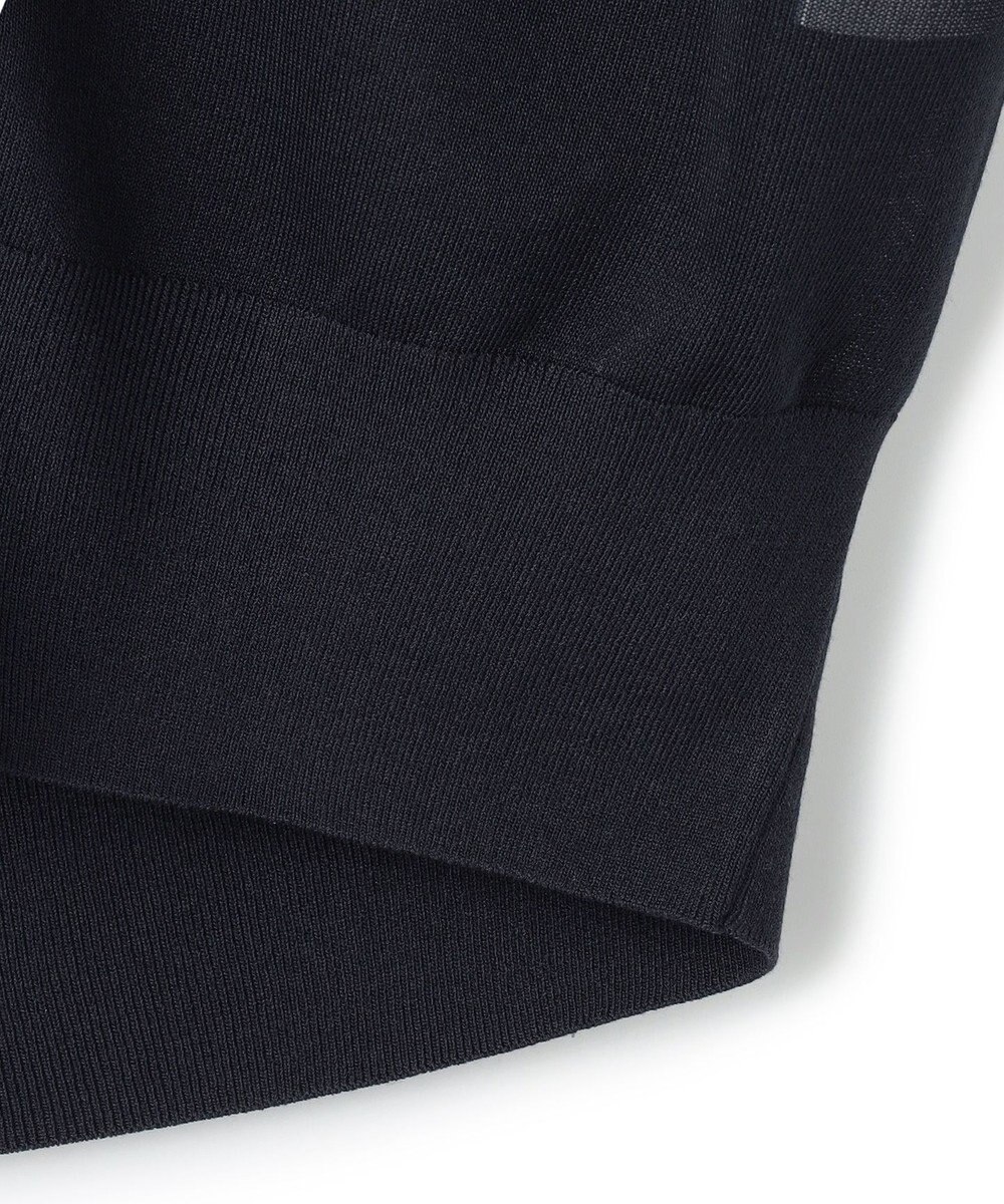 23区 L 【先行予約/WEB&一部店舗限定カラーあり】シャイニーシアー ドルマンスリーブ カーディガン 