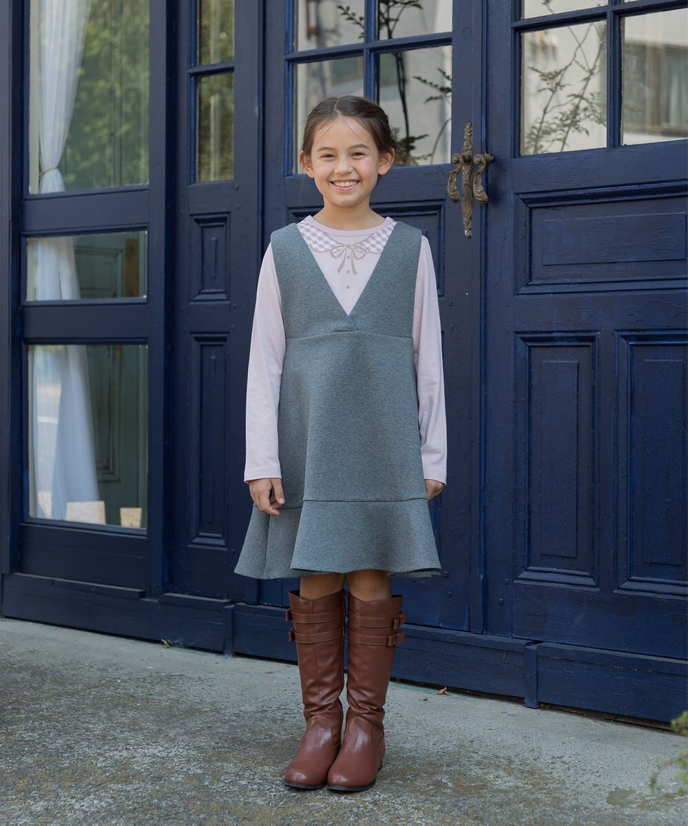 組曲 KIDS 【110-140㎝】【前後着用可】2WAY ジャンスカ 