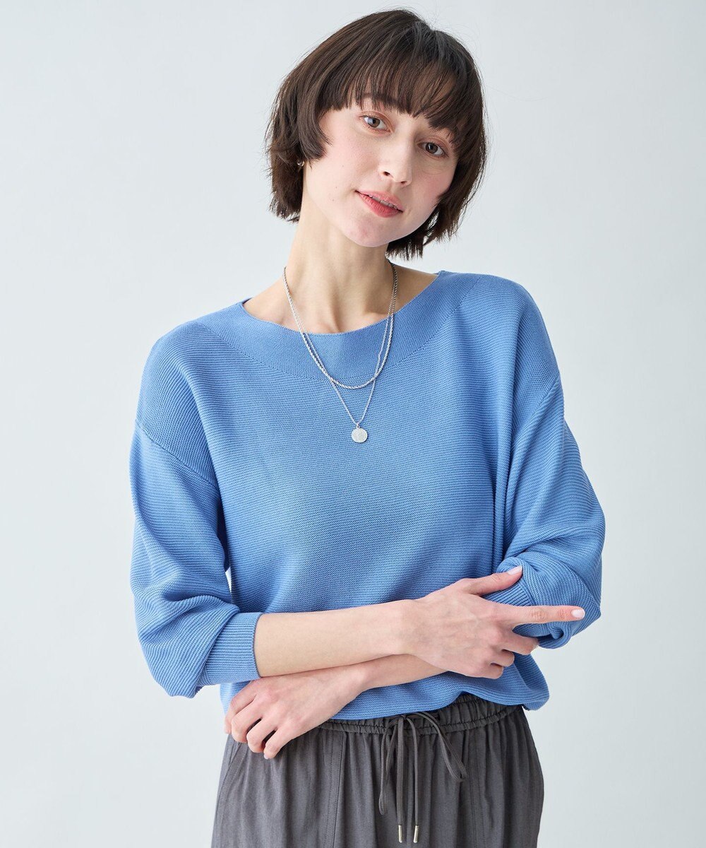 ANY L アクリルガーターニット 