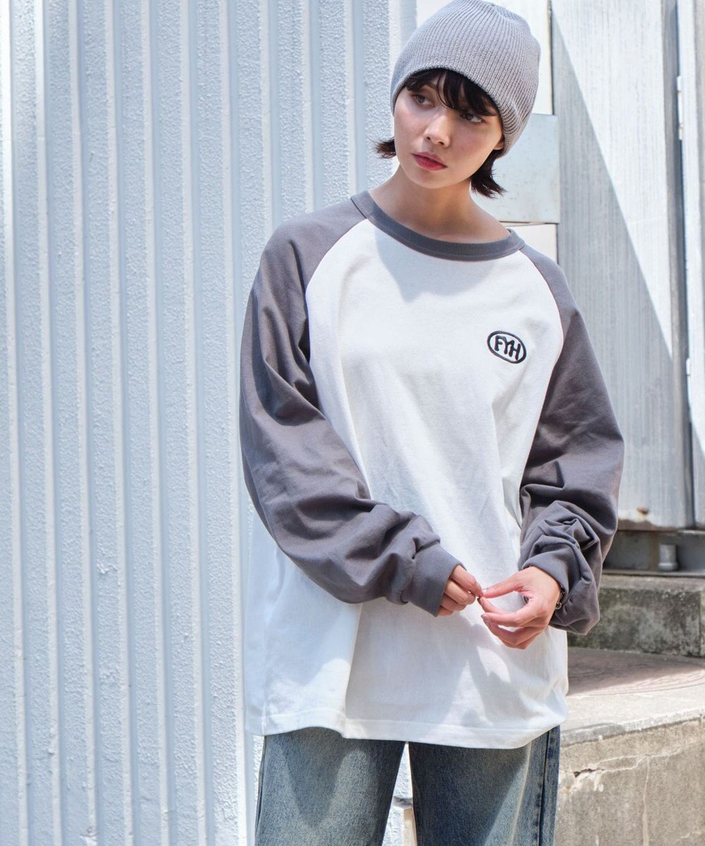 WEGO 【ユニセックス着用ITEM】ラグラングラフィックBIG　T（LS） 