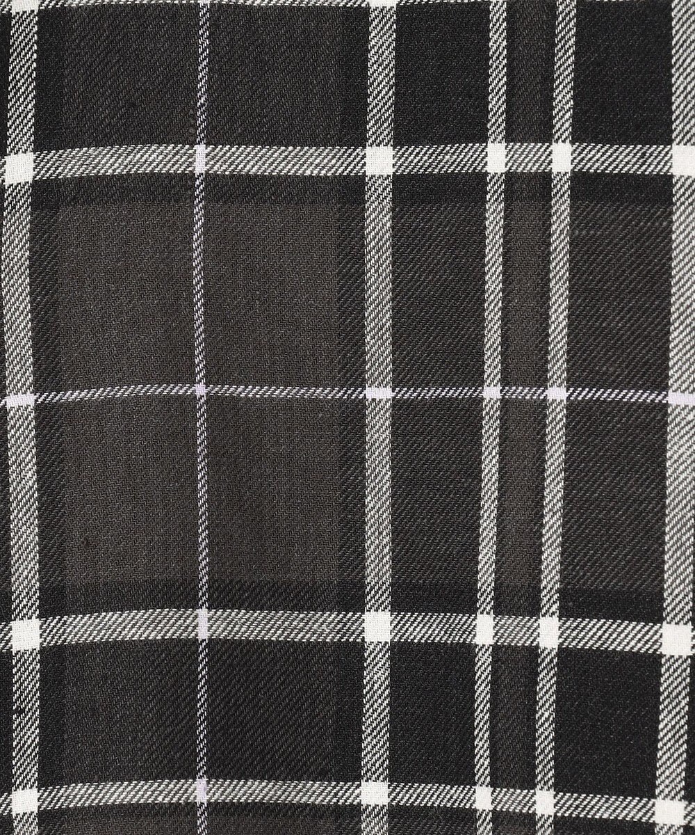 ICB 【洗える】コットンカポックチェック シャツ 