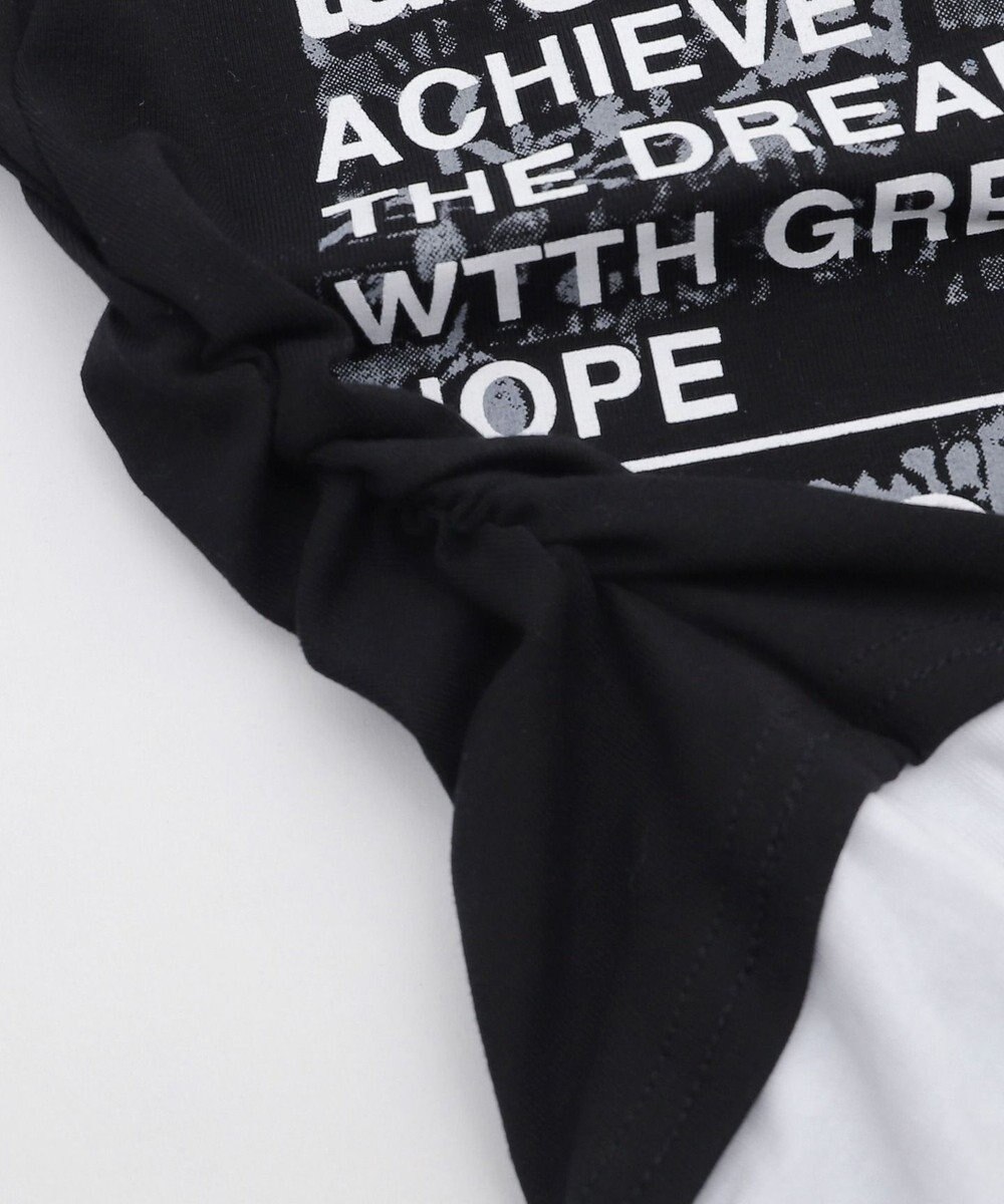 WEGO フェイクインナープリントピチT 