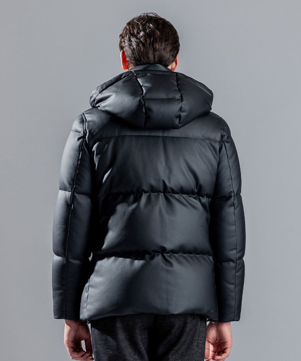 JOSEPH HOMME シンセティックレザー　ダウンコート 