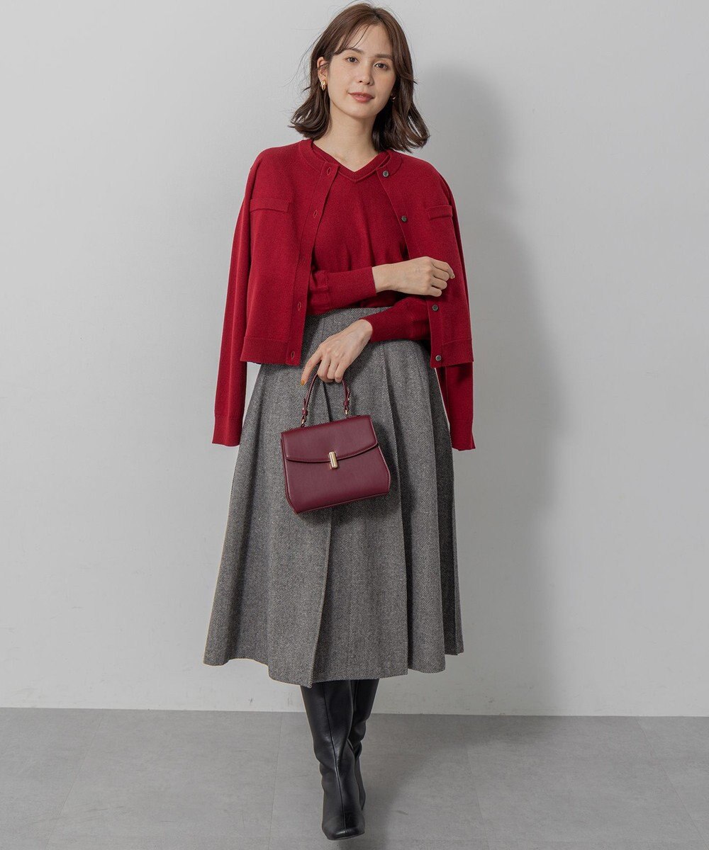 組曲 S シックツイード スカート 