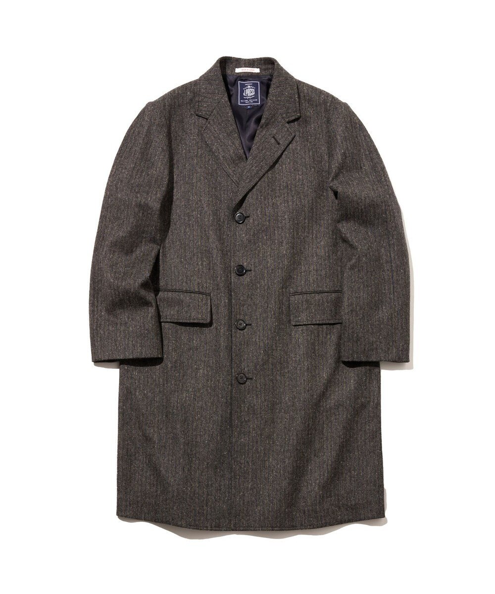 J.PRESS MEN 【J.PRESS ORIGINALS】Lambs Tweed Single Chester Coat / Japan Made 