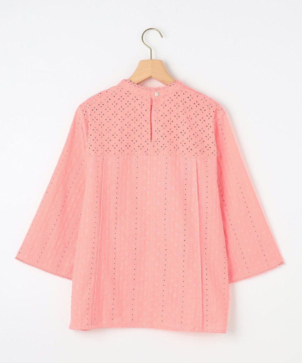 組曲 エンブロイダリーレースハイネック ブラウス 