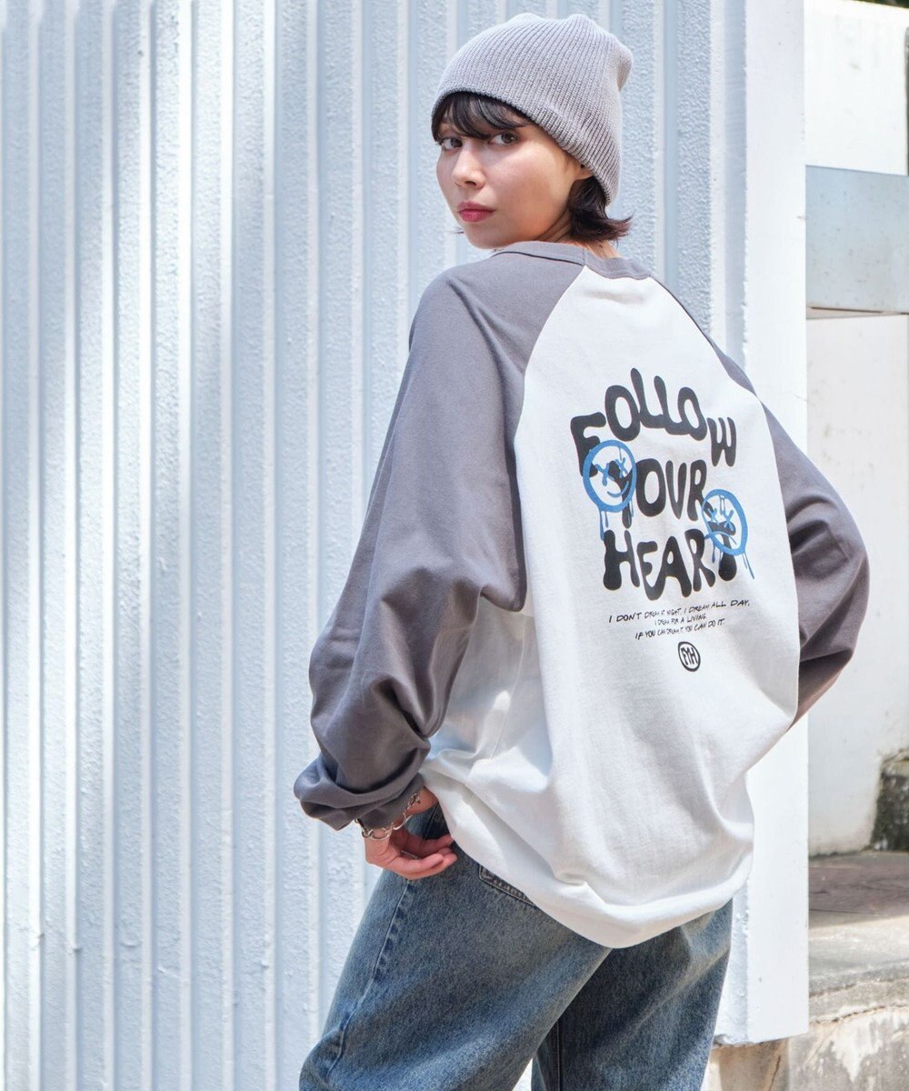 WEGO 【ユニセックス着用ITEM】ラグラングラフィックBIG　T（LS） 