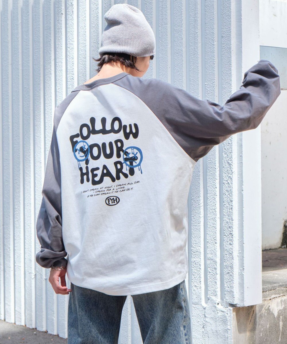 WEGO 【ユニセックス着用ITEM】ラグラングラフィックBIG　T（LS） 