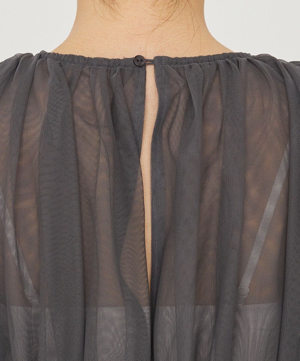 uncrave 【洗濯機洗い可】カクテル チュール ブラウス（uncrave STANDARD） 