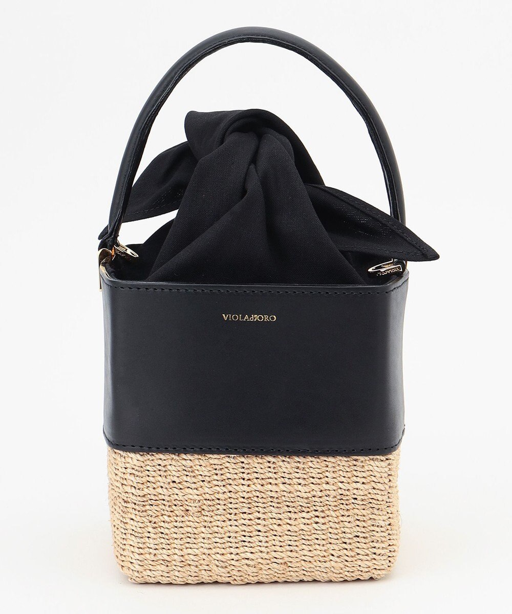 23区 VIOLAd'ORO MIRO スクエアバスケット バッグ 