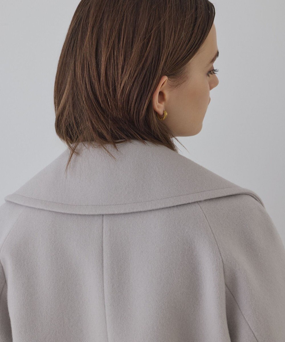 GRACE CONTINENTAL ファーポケットピーコート 