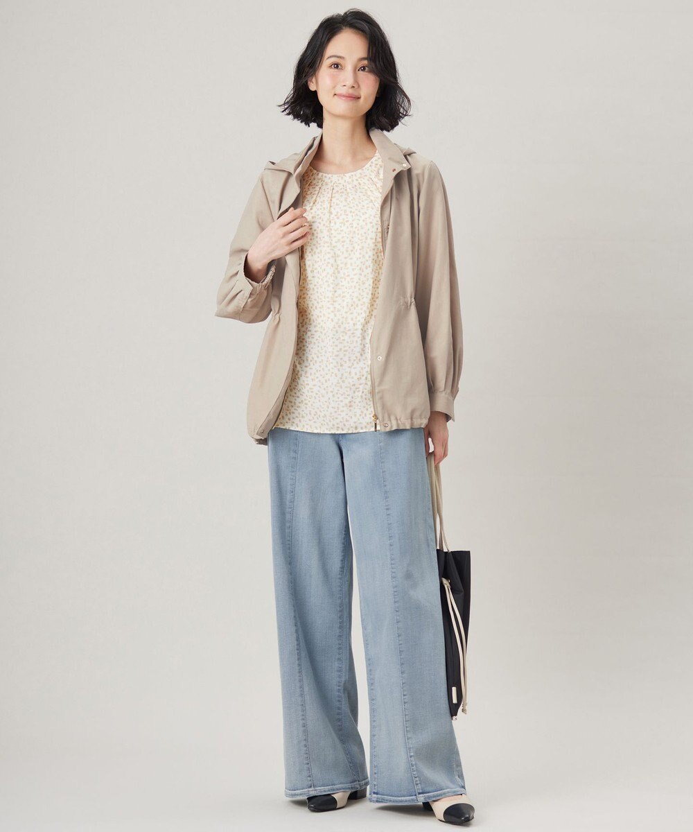 自由区 L 【洗える】ウスカルデニムバギー パンツ 