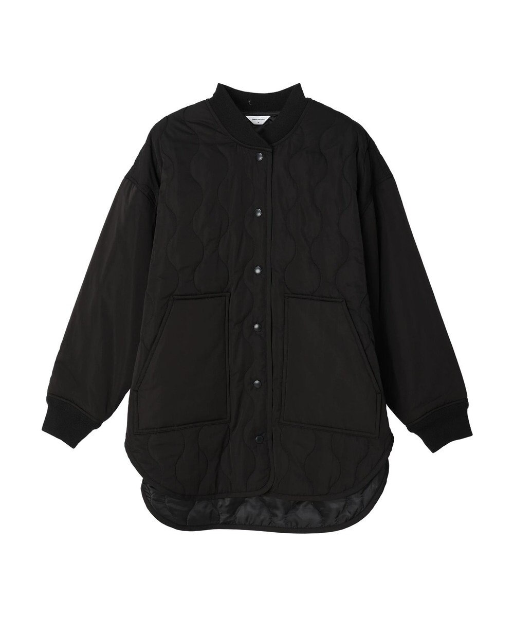 AMERICAN HOLIC キルポカリブ付きキルティングブルゾン 