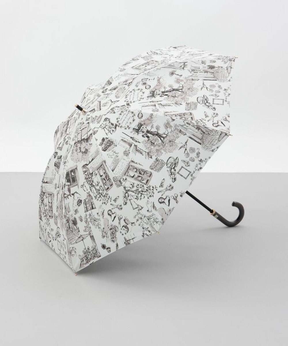 AURORA 【 Beaurance （ビューランス）】サマーシールド プリント夢が棲む場所　晴雨兼用傘（長傘） 