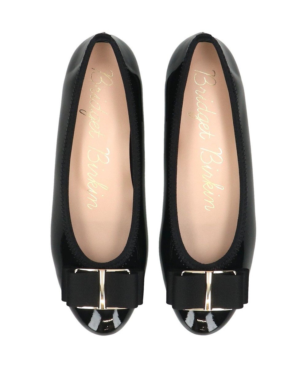 Bridget Birkin 【Bridget Birkin】バックルグログランリボンレインパンプス 