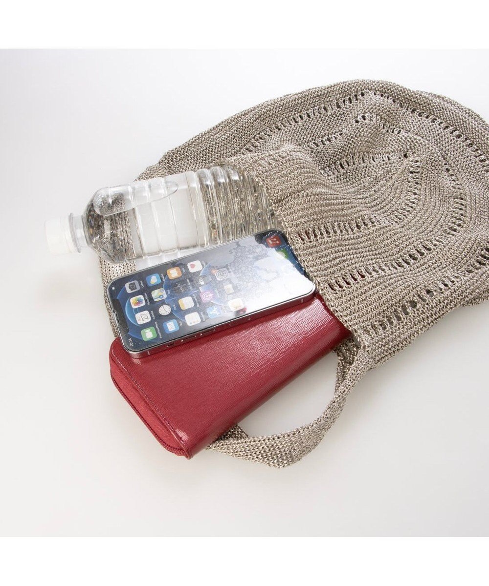 UNBILLION カシュカシュ cachecache / ラメ糸ラウンドセミショルダー 