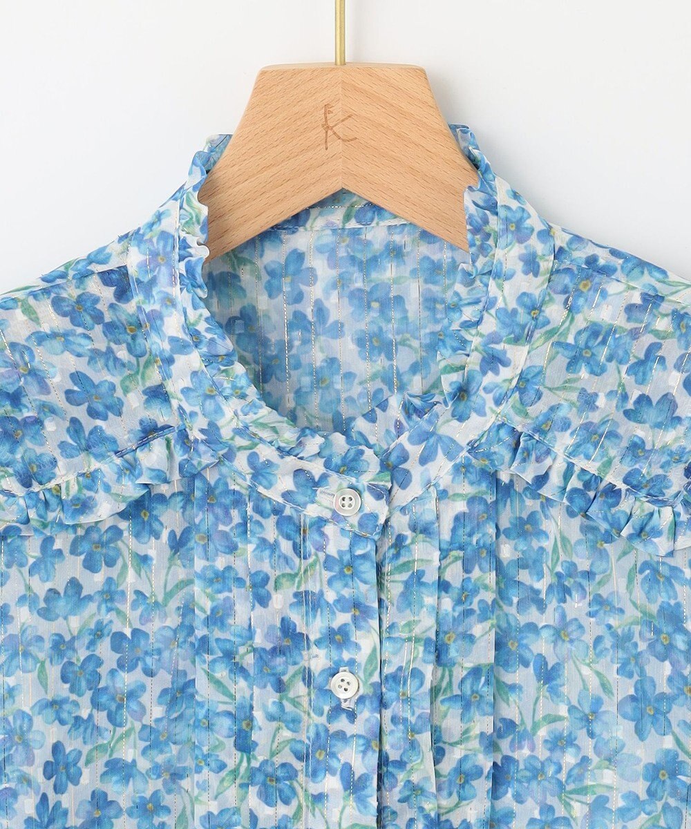 組曲 【23SS】ヴィンテージフラワープリント ブラウス 
