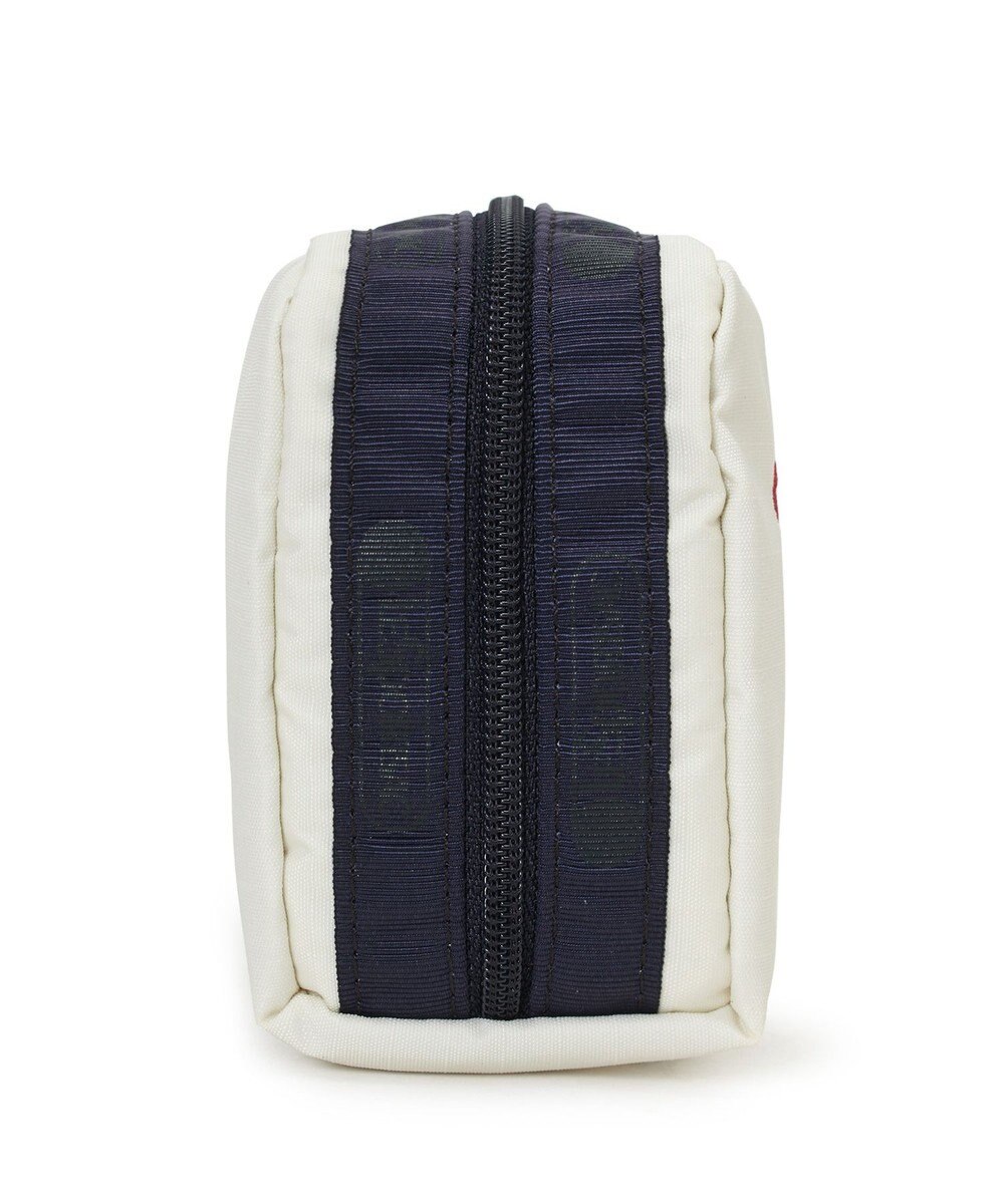 LeSportsac SQUARE COSMETIC/トリコロールハートエンブロイダリー 